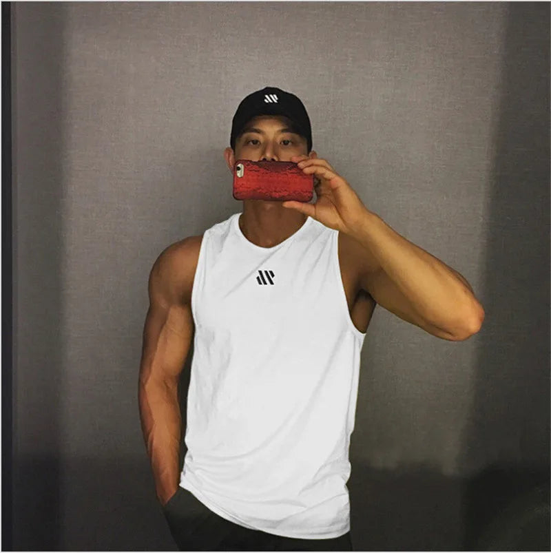 Polera sin mangas para hombre