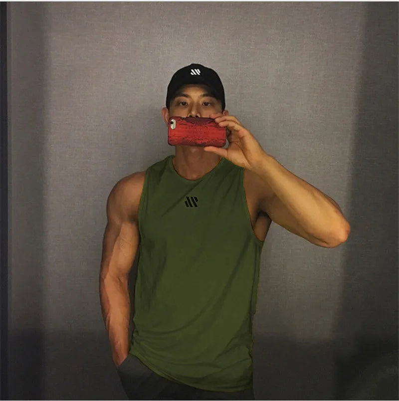 Polera sin mangas para hombre