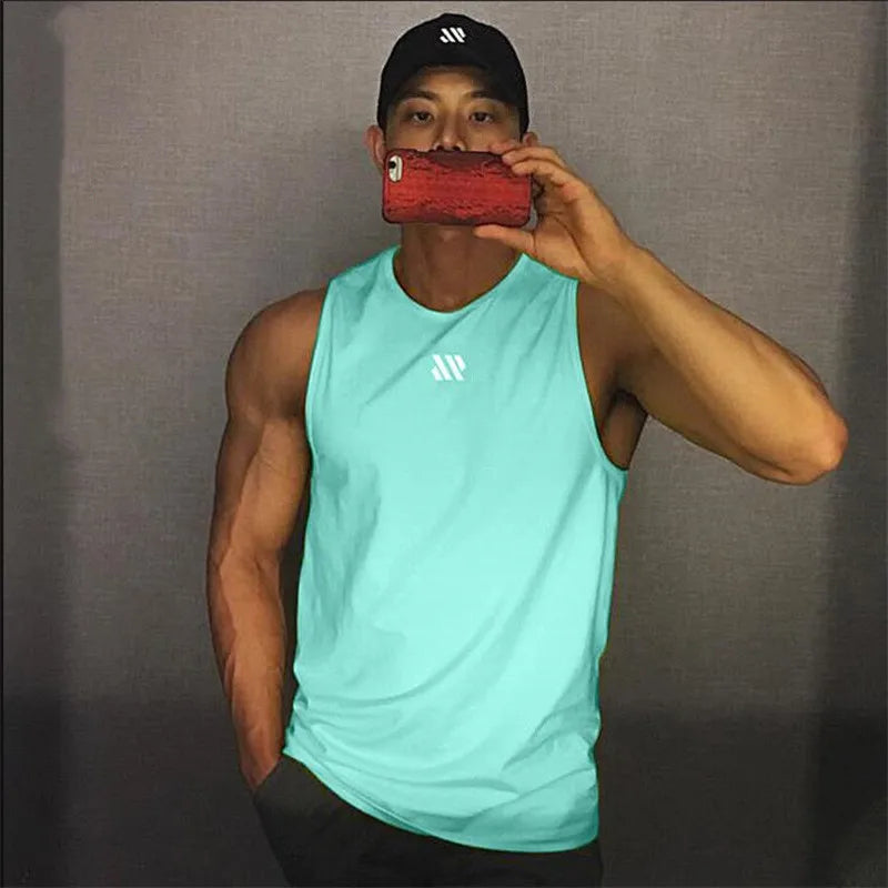 Polera sin mangas para hombre