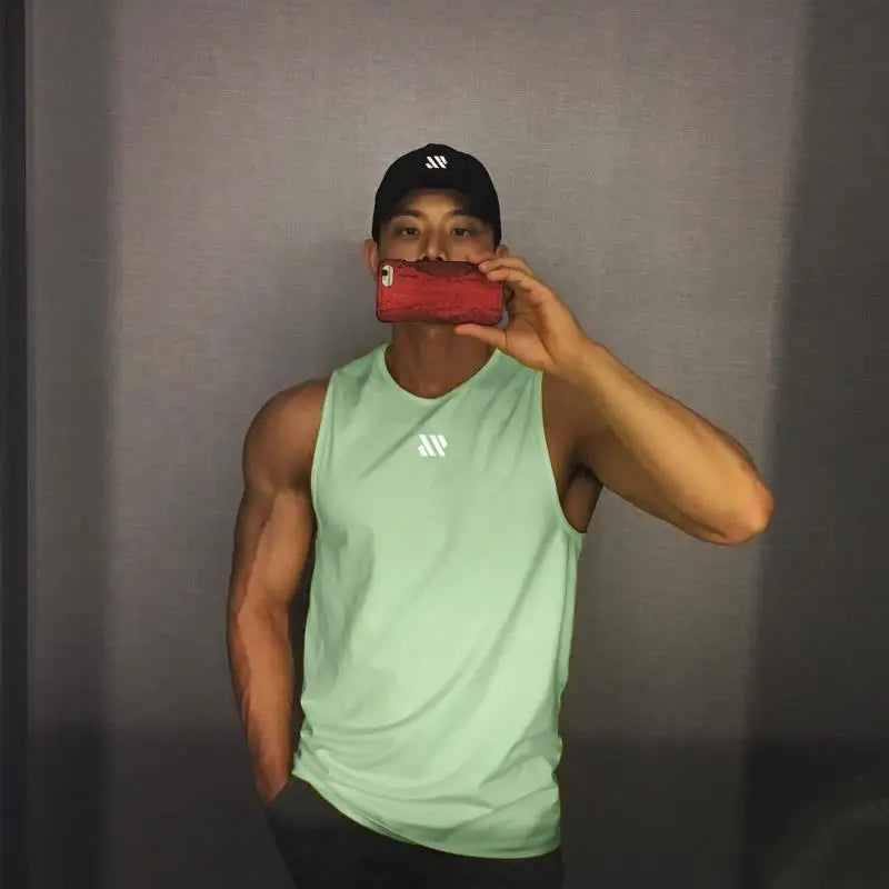 Polera sin mangas para hombre
