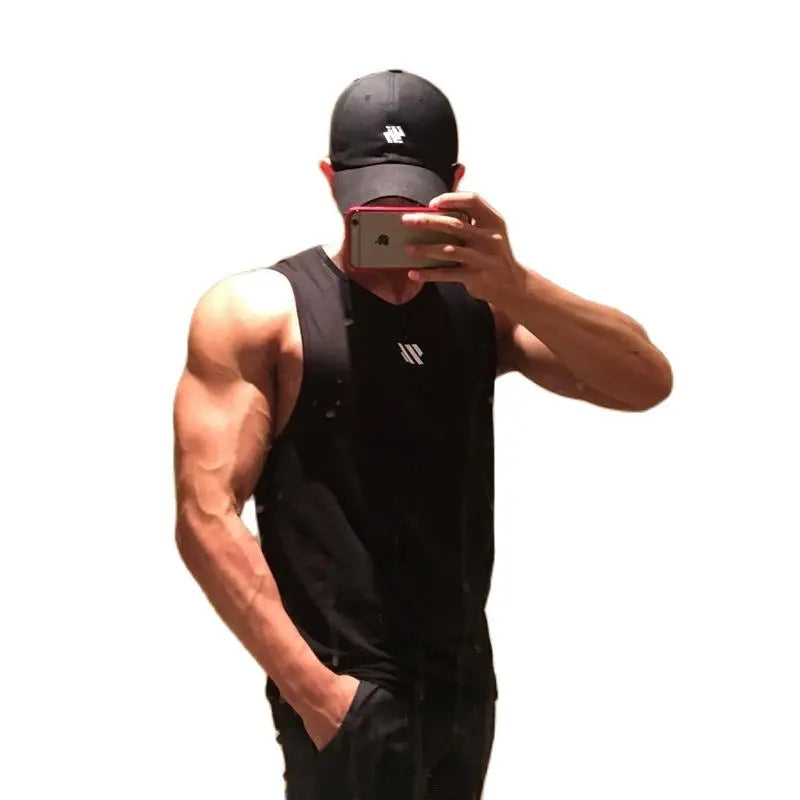 Polera sin mangas para hombre