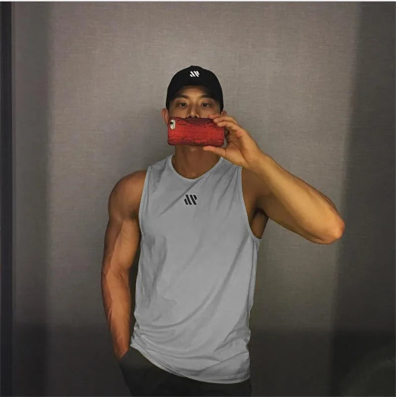 Polera sin mangas para hombre