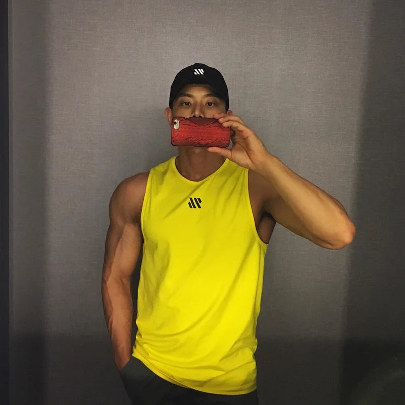 Polera sin mangas para hombre