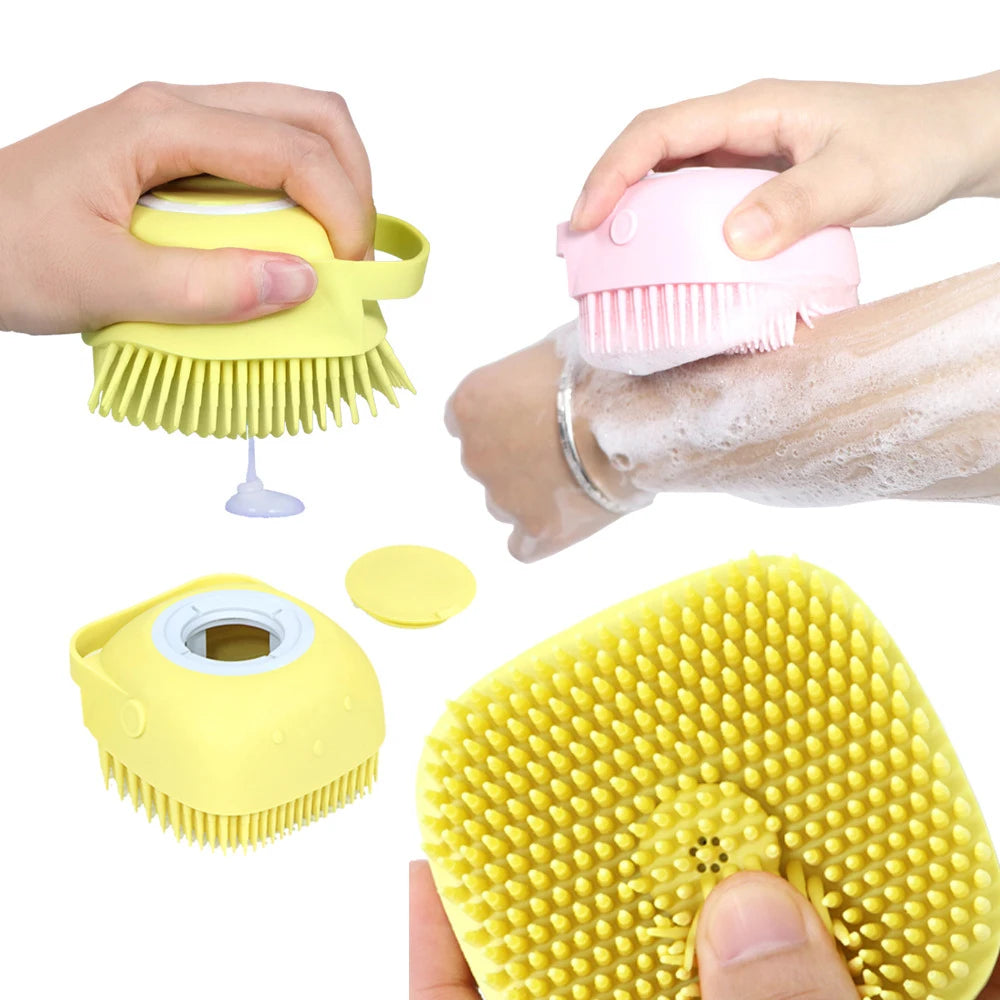 Cepillo de baño para mascotas