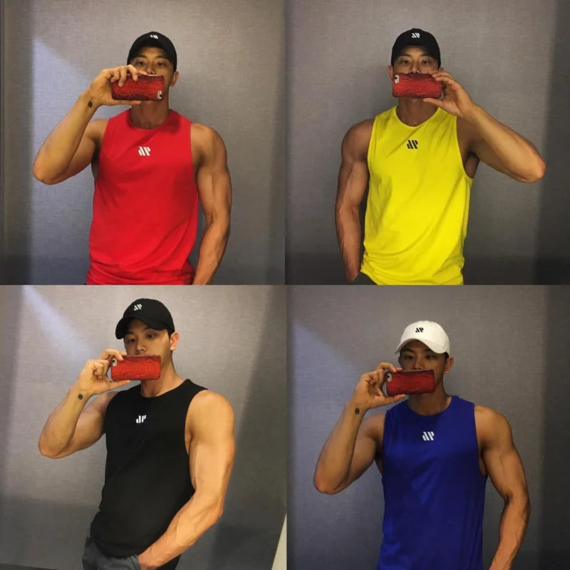 Polera sin mangas para hombre
