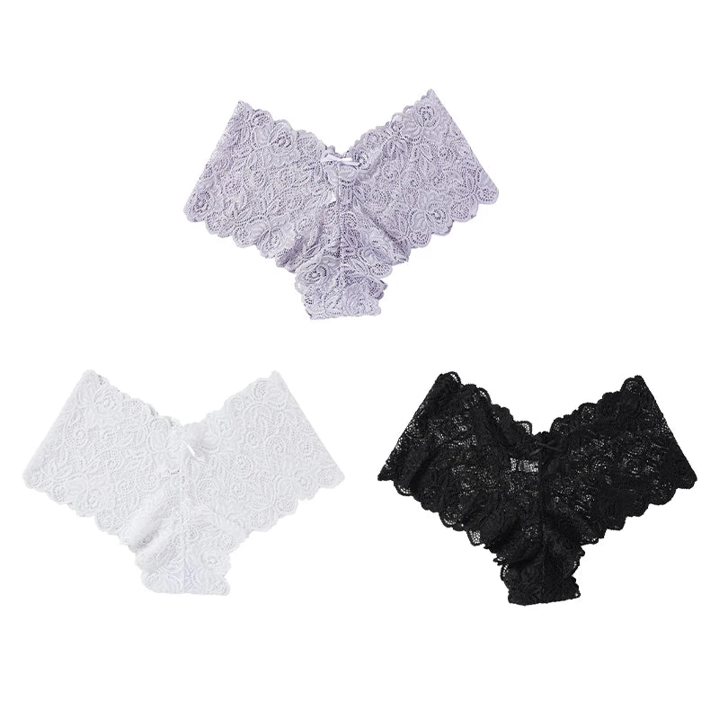Pantaletas de encaje 3Pcs