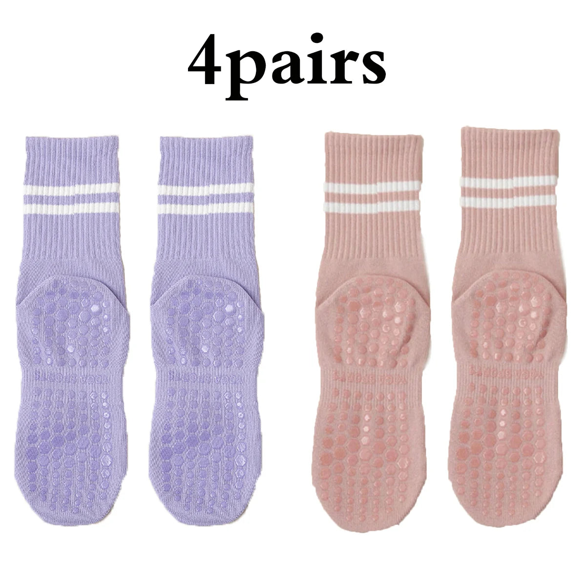 Calcetas deportivas mujer 4 pares