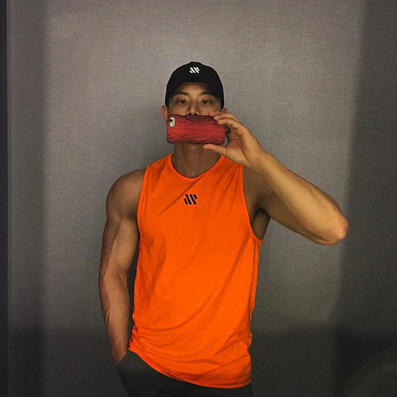 Polera sin mangas para hombre