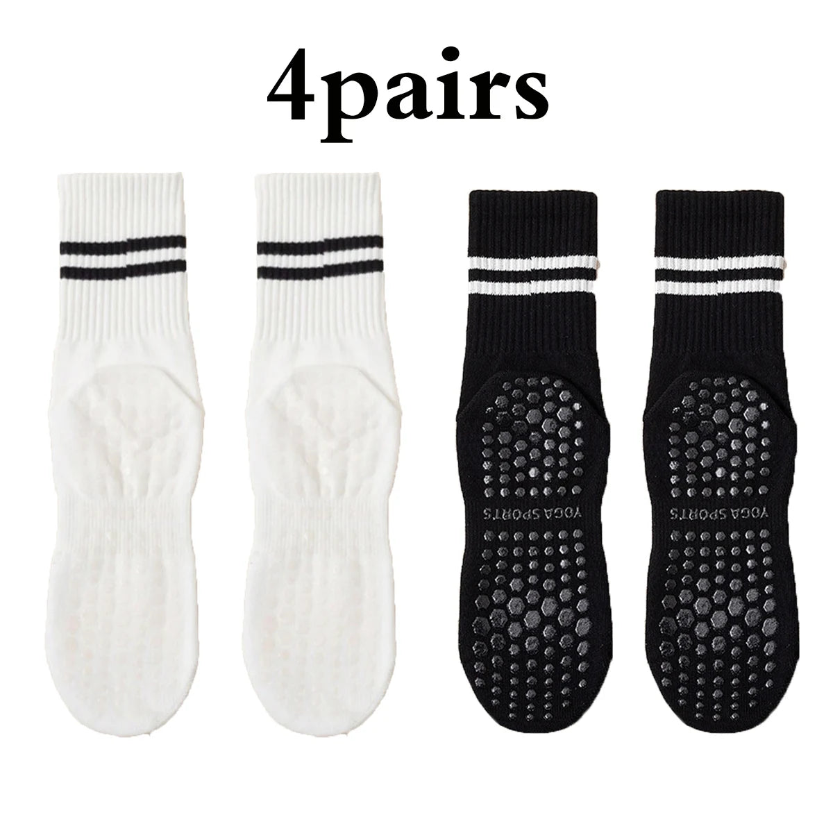 Calcetas deportivas mujer 4 pares