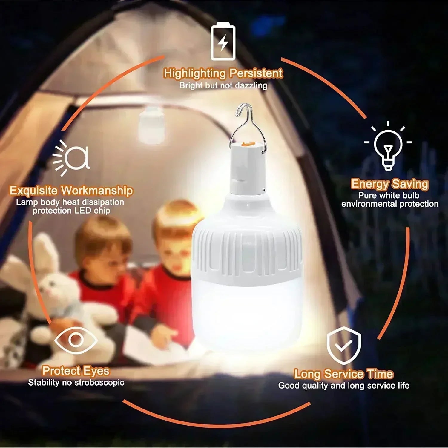 Luz de emergencia Camping
