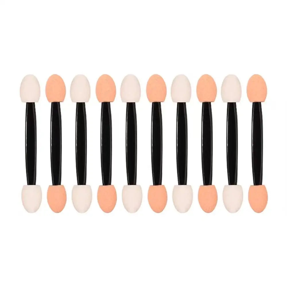 50Pcs/Lot Pinceles para polvo de uñas Esponja Aplicador de doble cara Espejo Pigmento cromado Fácil esponja en barra Herramientas de maquillaje cosmético