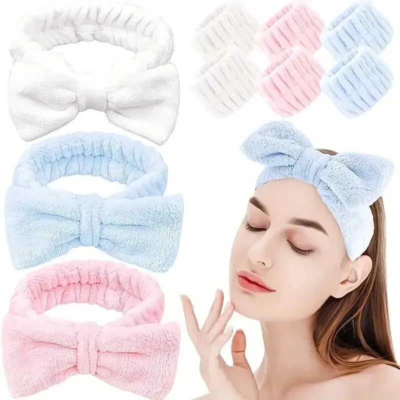 Set diademas para limpieza facial 3piezas
