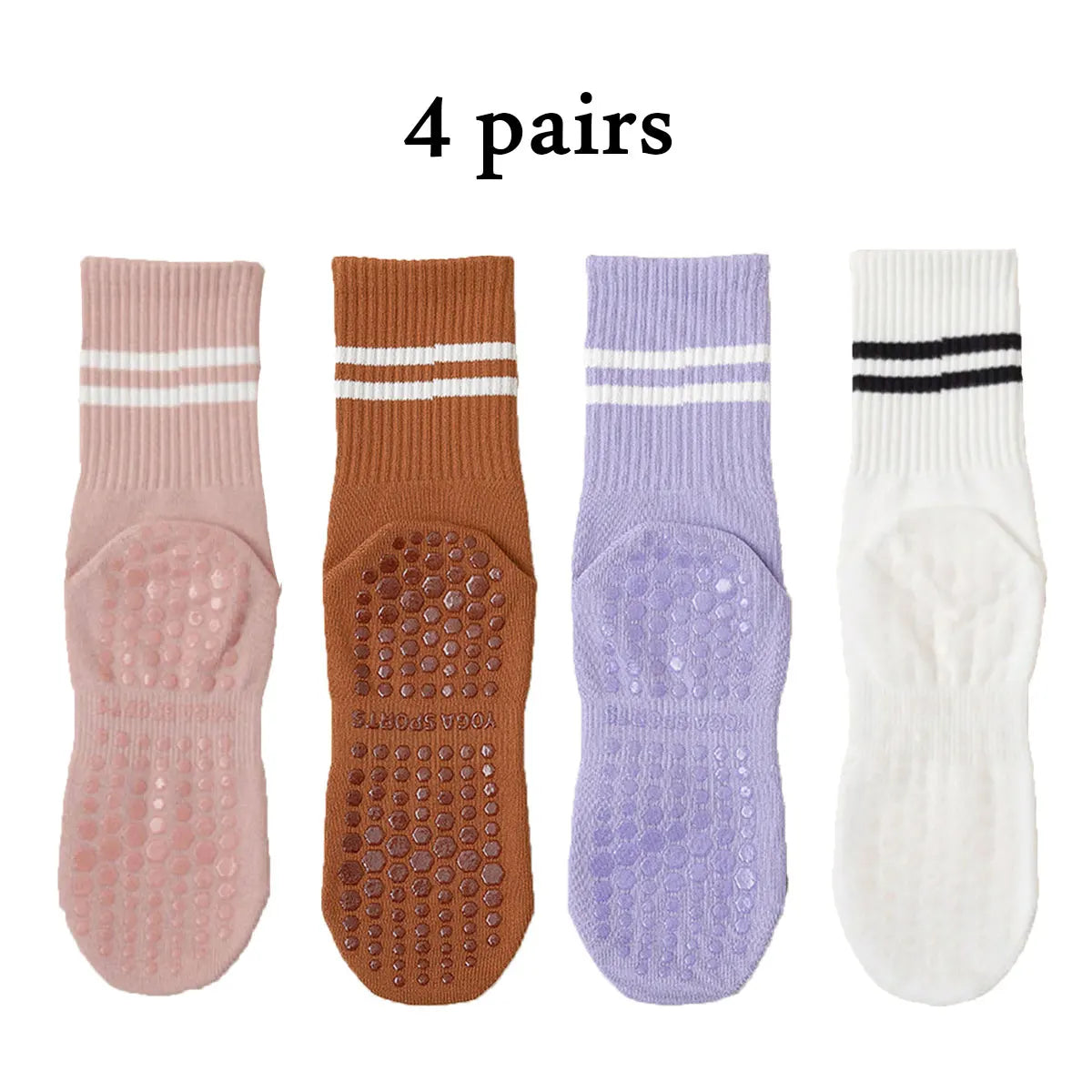 Calcetas deportivas mujer 4 pares