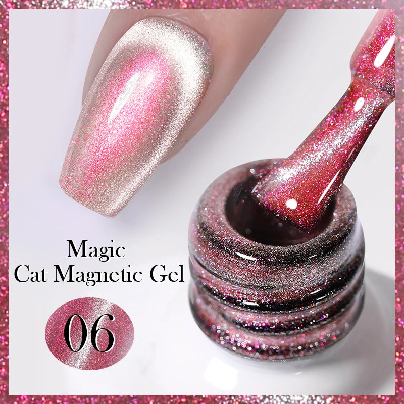 Esmalte de uñas magnetico