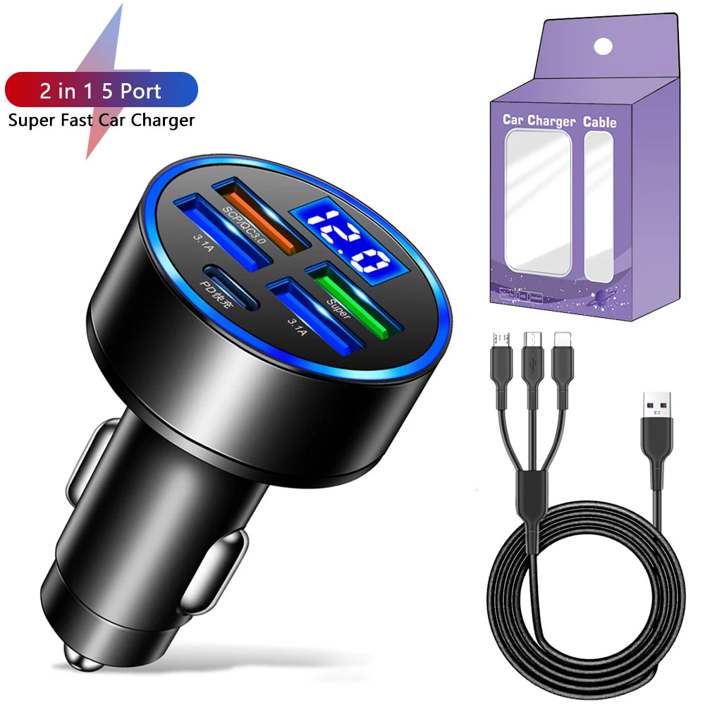 Cargador USB para auto
