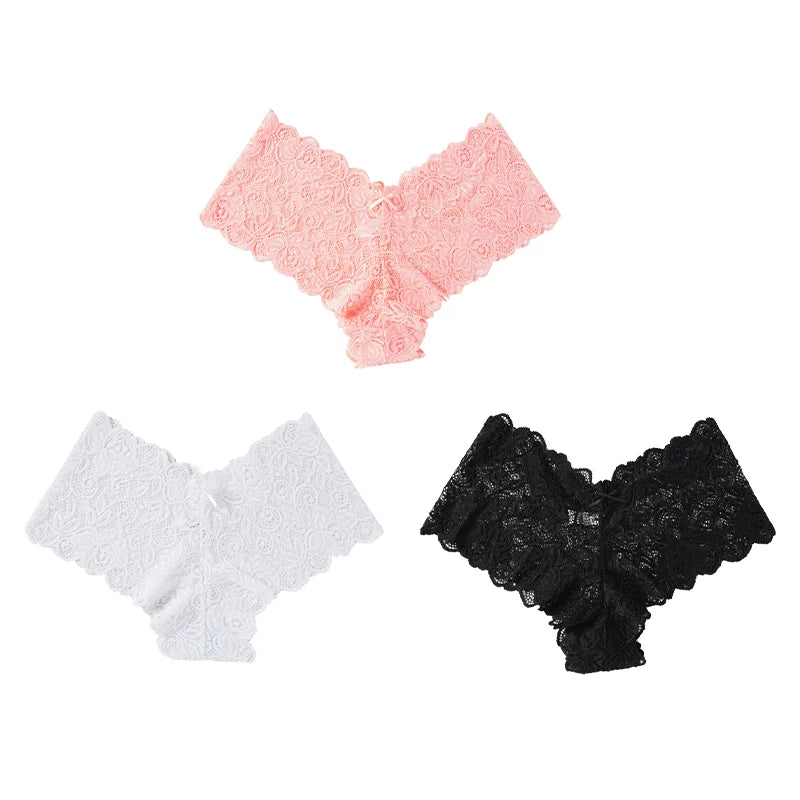 Pantaletas de encaje 3Pcs