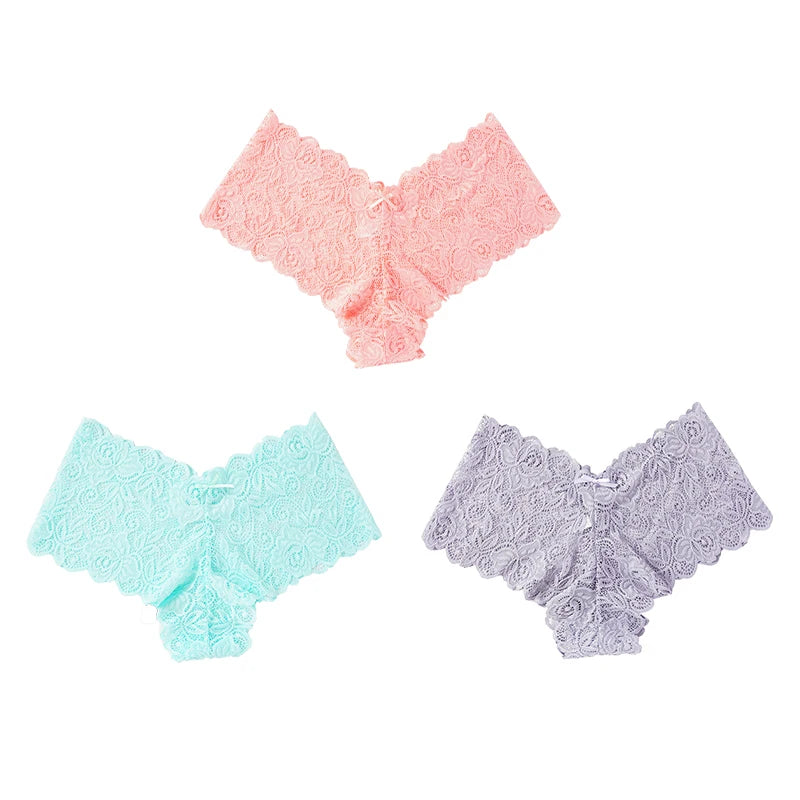 Pantaletas de encaje 3Pcs