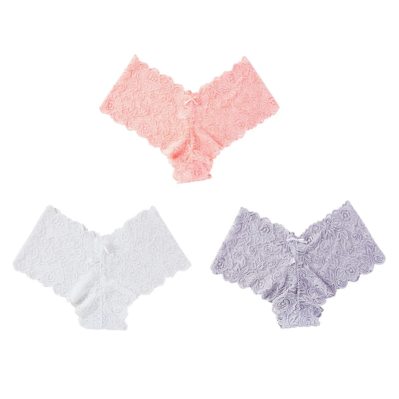 Pantaletas de encaje 3Pcs
