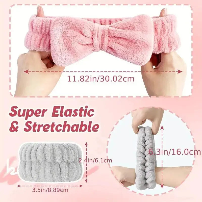 Set diademas para limpieza facial 3piezas