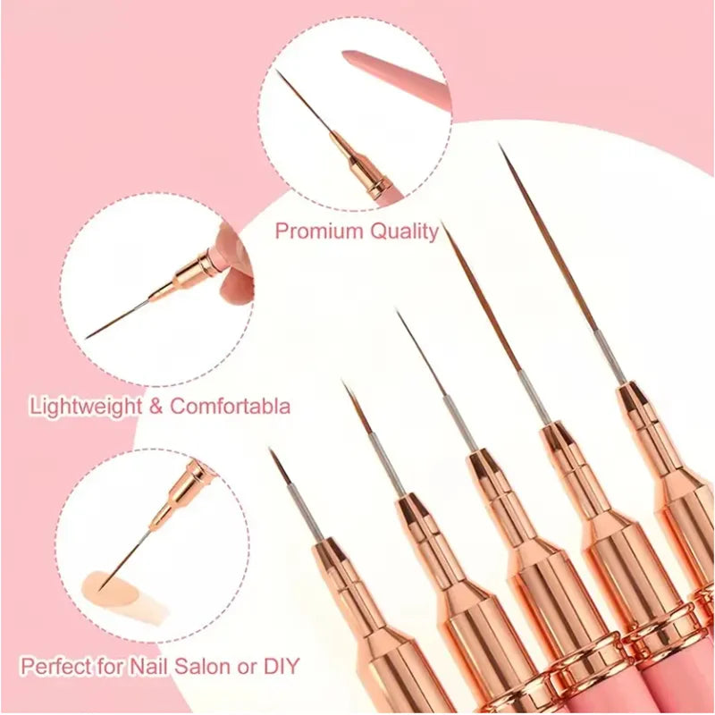 Set pinceles para uñas
