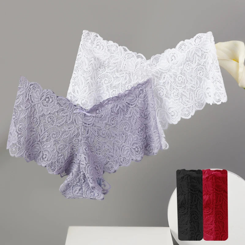 Pantaletas de encaje 3Pcs