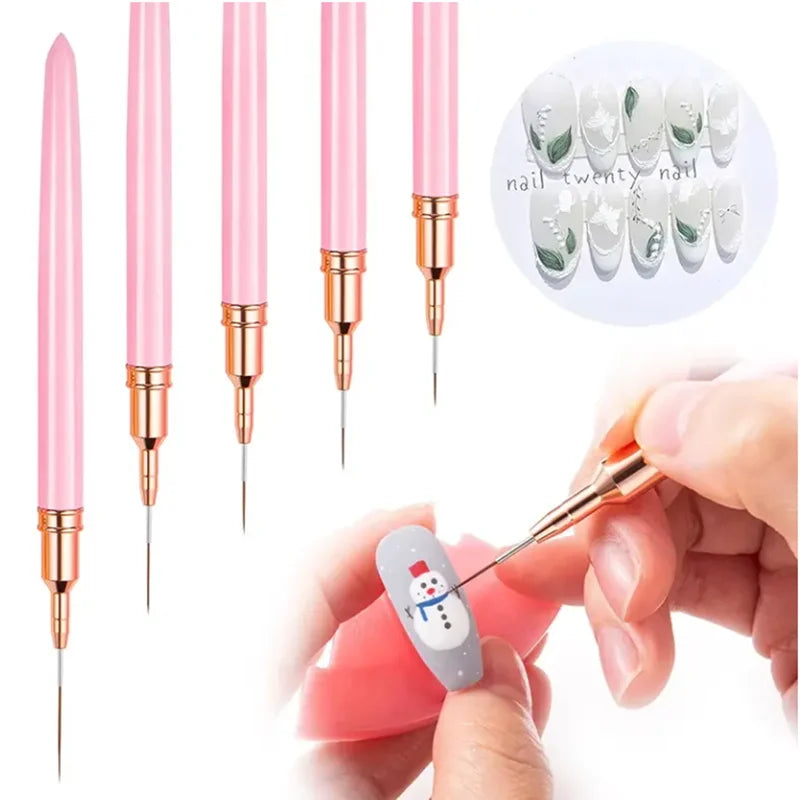 Set pinceles para uñas