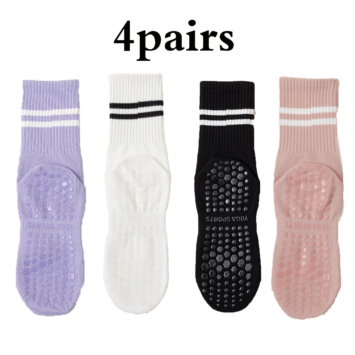 Calcetas deportivas mujer 4 pares